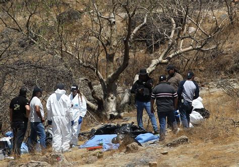Authorities in western Mexico find dozens of bags with human remains